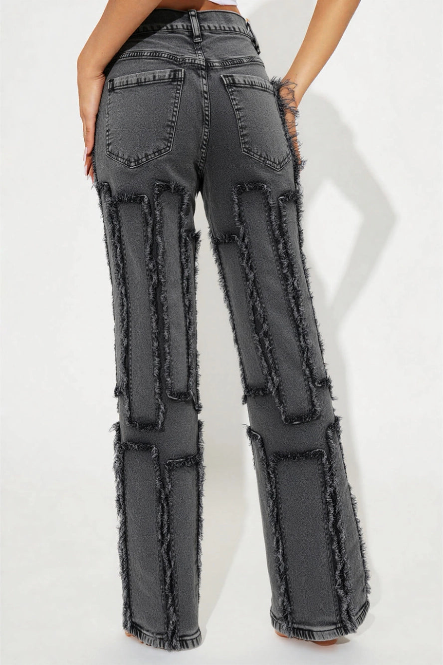 Distressed Denim Jeans