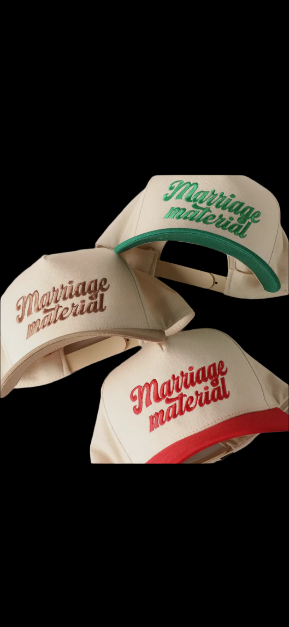 Marriage Material CUSTOM HATS