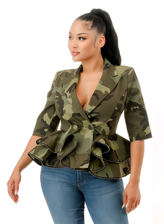 CAMEO PEPLUM BLAZER